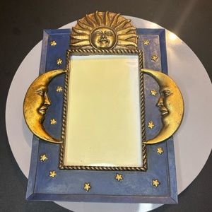 Vintage 90’s Y2K Celestial Picture Frame Moon Sun Stars